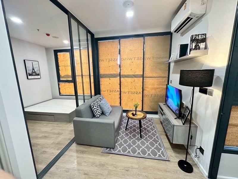 Modiz Rhyme Ramkhamhaeng — High Floor (22nd) | 80m to MRT Ramkhamhaeng | Opposite RU