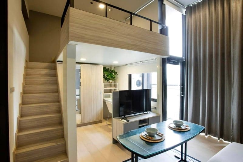 Chewathai Residence Asoke — Duplex High Ceiling | Fully Furnished | Near Rama 9 photo 2