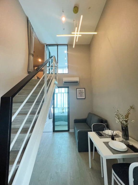 Metro Sky Prachachuen — High Floor 2BR Duplex | City View | Near MRT Bang Son