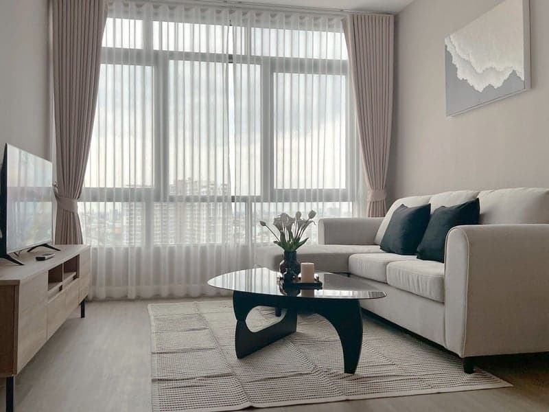 Metro Sky Prachachuen — 21st Floor Tower B | Large 2BR Unit (60 sqm) | High Floor City View | Digital Door Lock photo 2