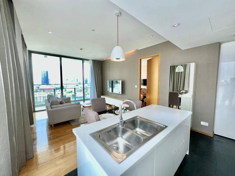 Aequa Sukhumvit 49 — Corner Unit with Bathtub | Pet-Friendly Luxury | Near BTS Thonglor photo 3