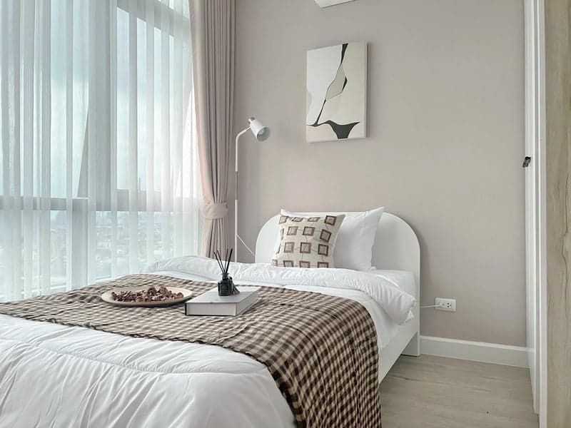 Metro Sky Prachachuen — 21st Floor Tower B | Large 2BR Unit (60 sqm) | High Floor City View | Digital Door Lock photo 4