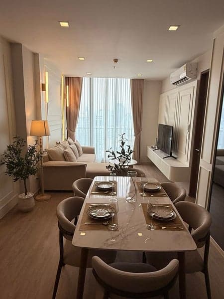 Noble State 39 — Rare 3BR Corner Unit | 21st Floor Unblocked View | 3 Parking Spaces | 500m to BTS Phrom Phong photo 2